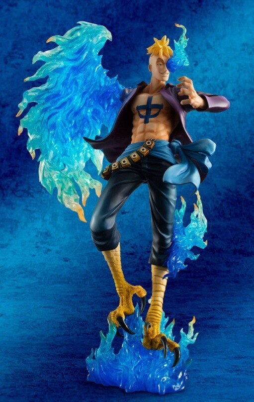 One Piece Whitebeard Pirate's Marco The Phoenix PVC Action Figure Toy-xinru