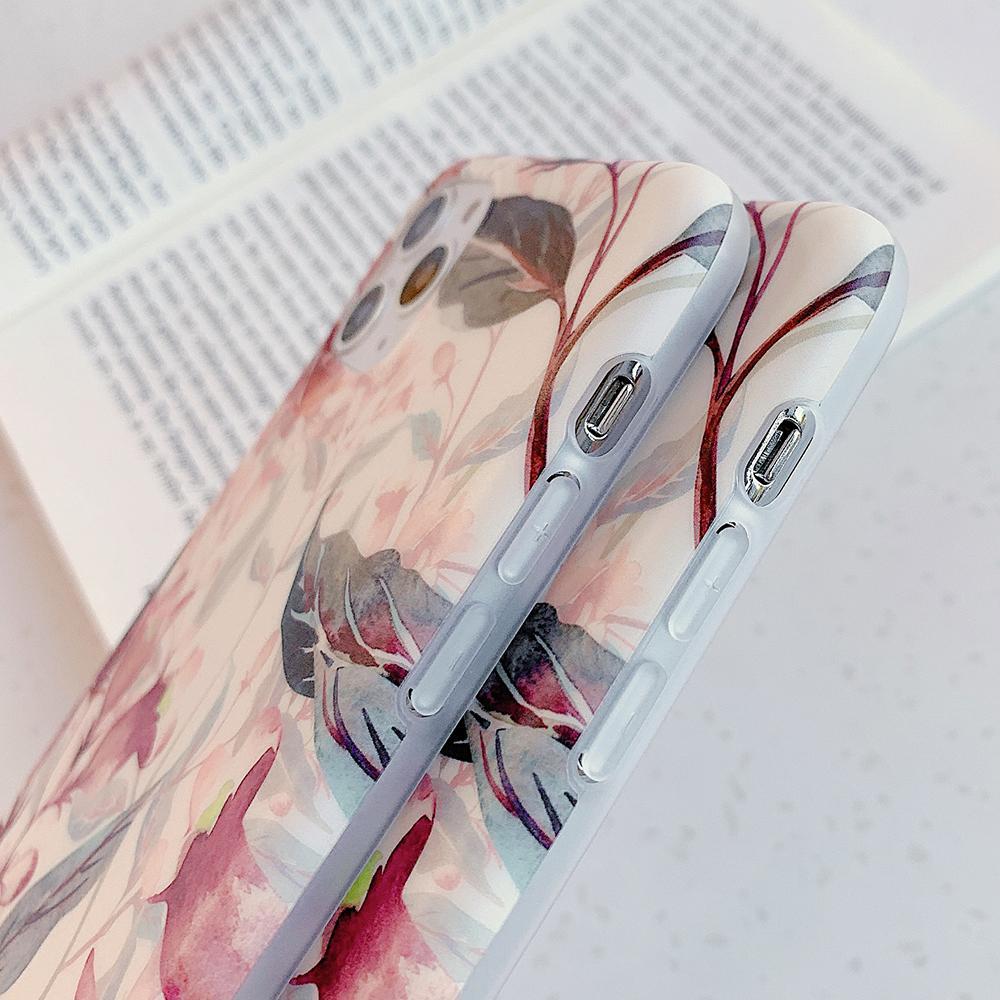 Retro Watercolor Flower Case-xinru