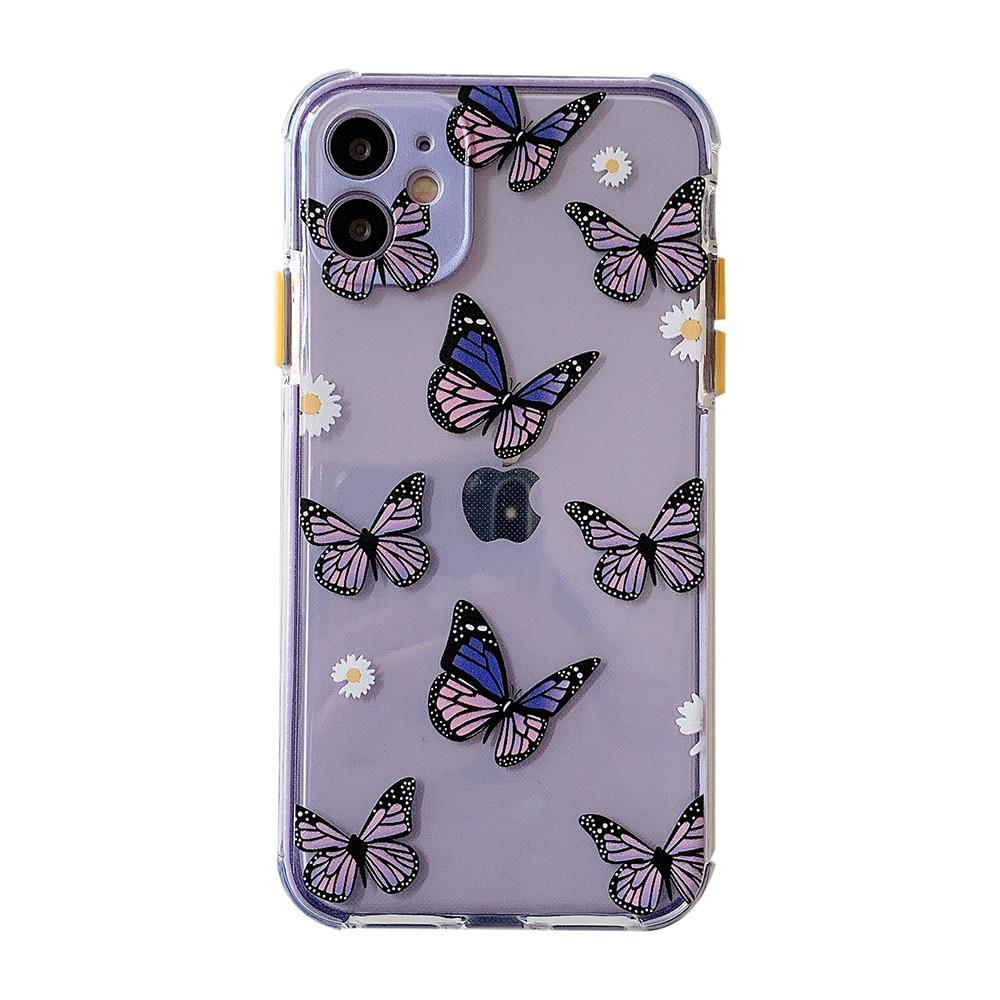 Shockproof Purple Butterfly Case-xinru