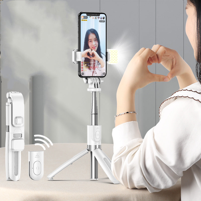 Wireless Bluetooth Selfie Stick Foldable Mini Tripod With Remote Control-xinru