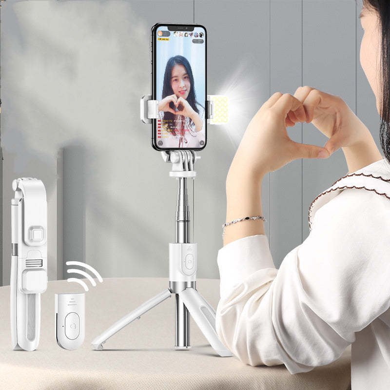 Wireless Bluetooth Selfie Stick Foldable Mini Tripod With Remote Control-xinru