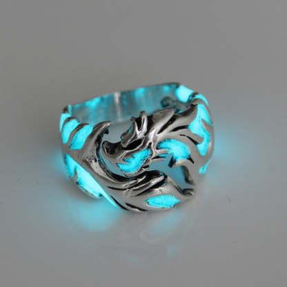 Hypoallergenic Luminous Dragon Ring  Favors For Women and Men-xinru