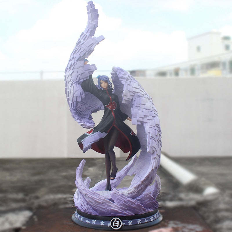 Anime Naruto Shippuden Akatsuki Konan Collectible PVC Model Figure Toy-xinru