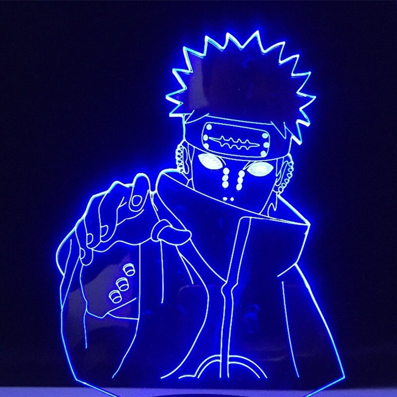 Anime NARUTO Visual 3D Illusion Lamp Night Light-xinru