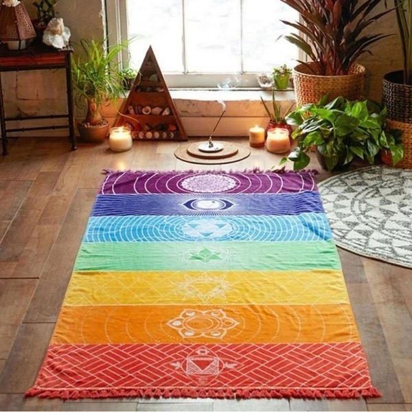 Rainbow Chakra Tapestry-xinru shop