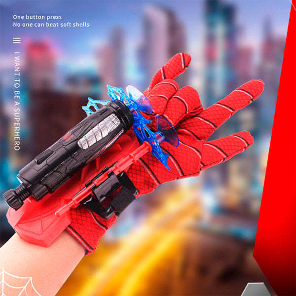 Spiderman Launcher Spinning Sticky Wall Soft Bullet Wrist Toy-xinru