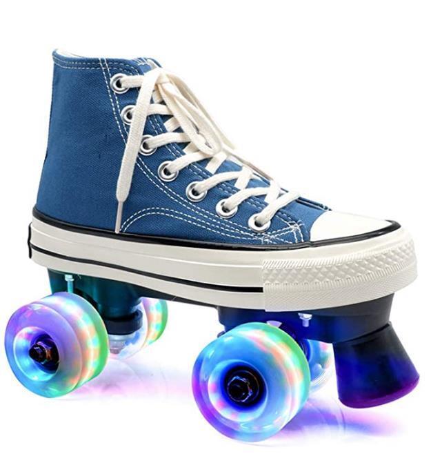 Canvas Flash Roller Skates-xinru shop