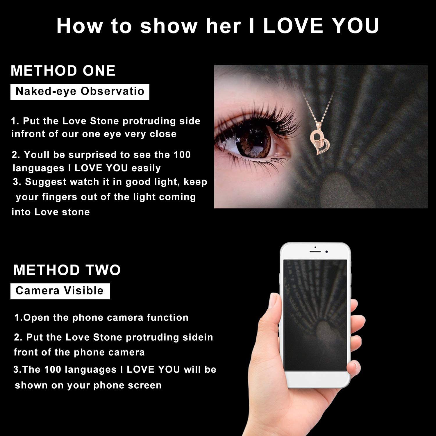 Mother's Day Gift Love You Necklace In 100 Languages-xinru