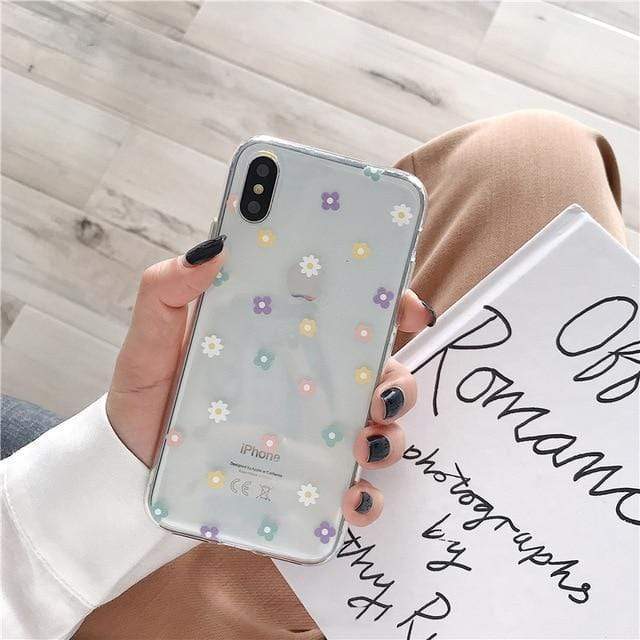 Floral Love Transparent Case-xinru