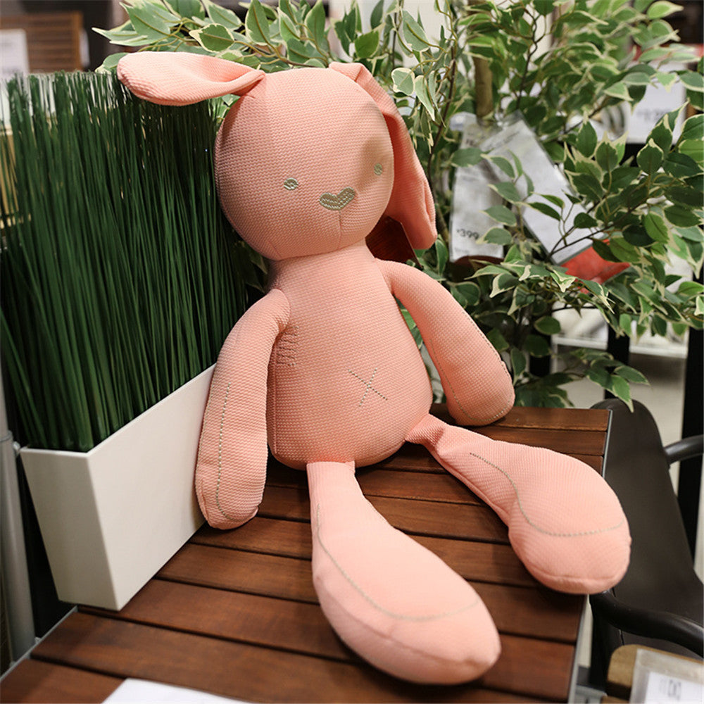 Cute Cartoon Baby Soothe Plush Rabbit Doll Children's Birthday Decoration Gift-xinru