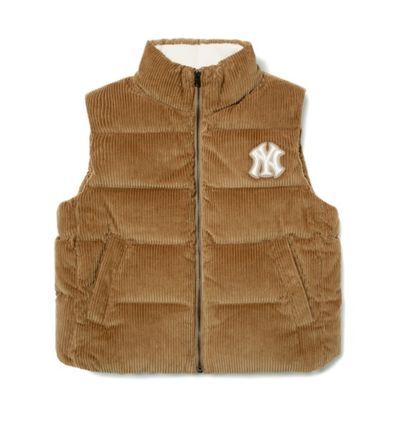【MLB】Corduroy Cotton Padded Vest ★大人気★-xinru shop