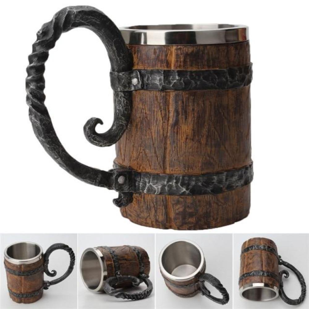 Viking Warrior Horned Skull Tankard-xinru