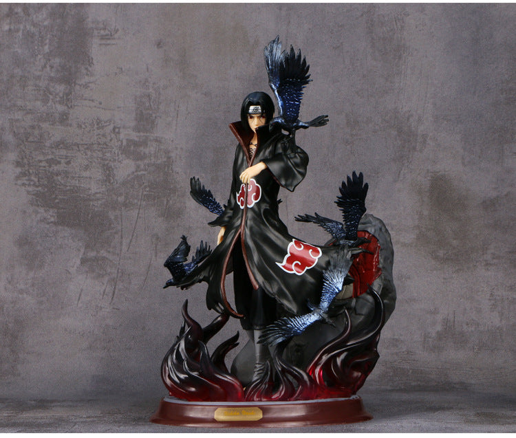 Naruto Shippuden Uchiha Itachi Pvc Action Figure Toy Collection Model Crow-xinru