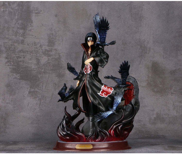 Naruto Shippuden Uchiha Itachi Pvc Action Figure Toy Collection Model Crow-xinru