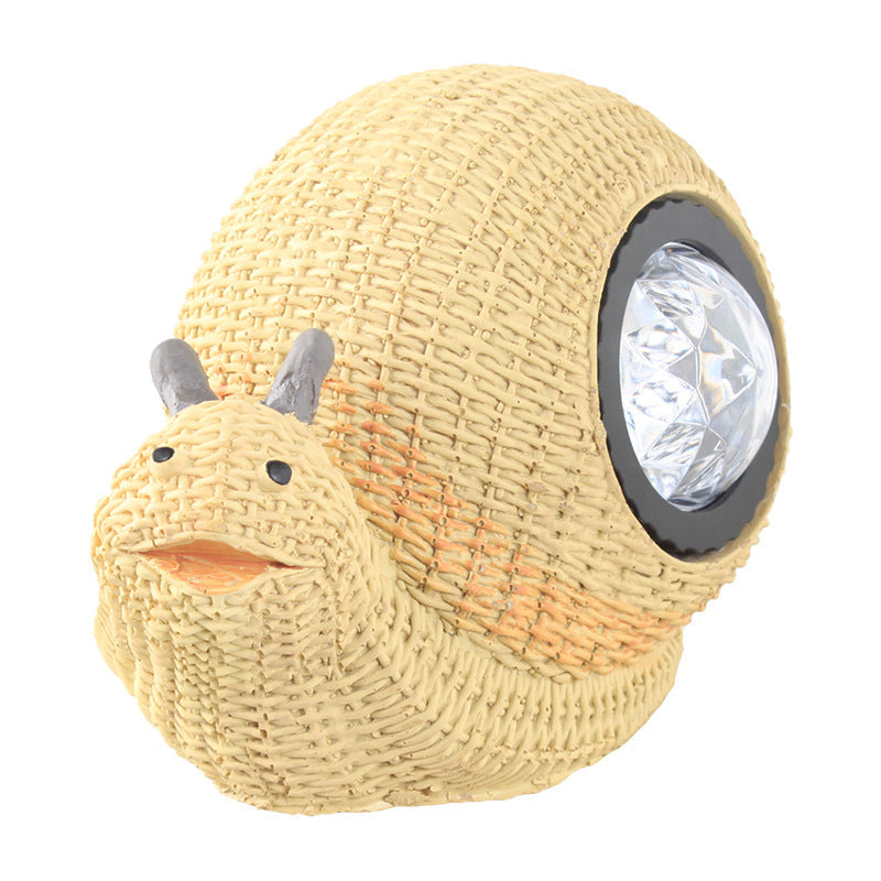 Outdoor Waterproof LED Solar Lamp Resin Craft Animal Sculpture-xinru