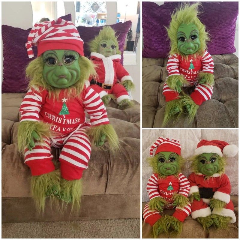 Early Christmas-Grinch Doll-xinru shop