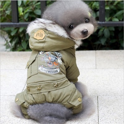 Thickening Corduroy Clothes for Small Dog-xinru