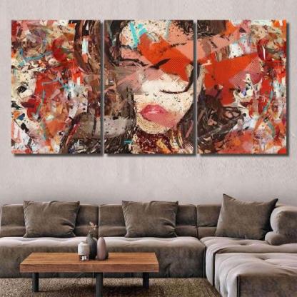 Digital Art Poster Face Girl-xinru shop