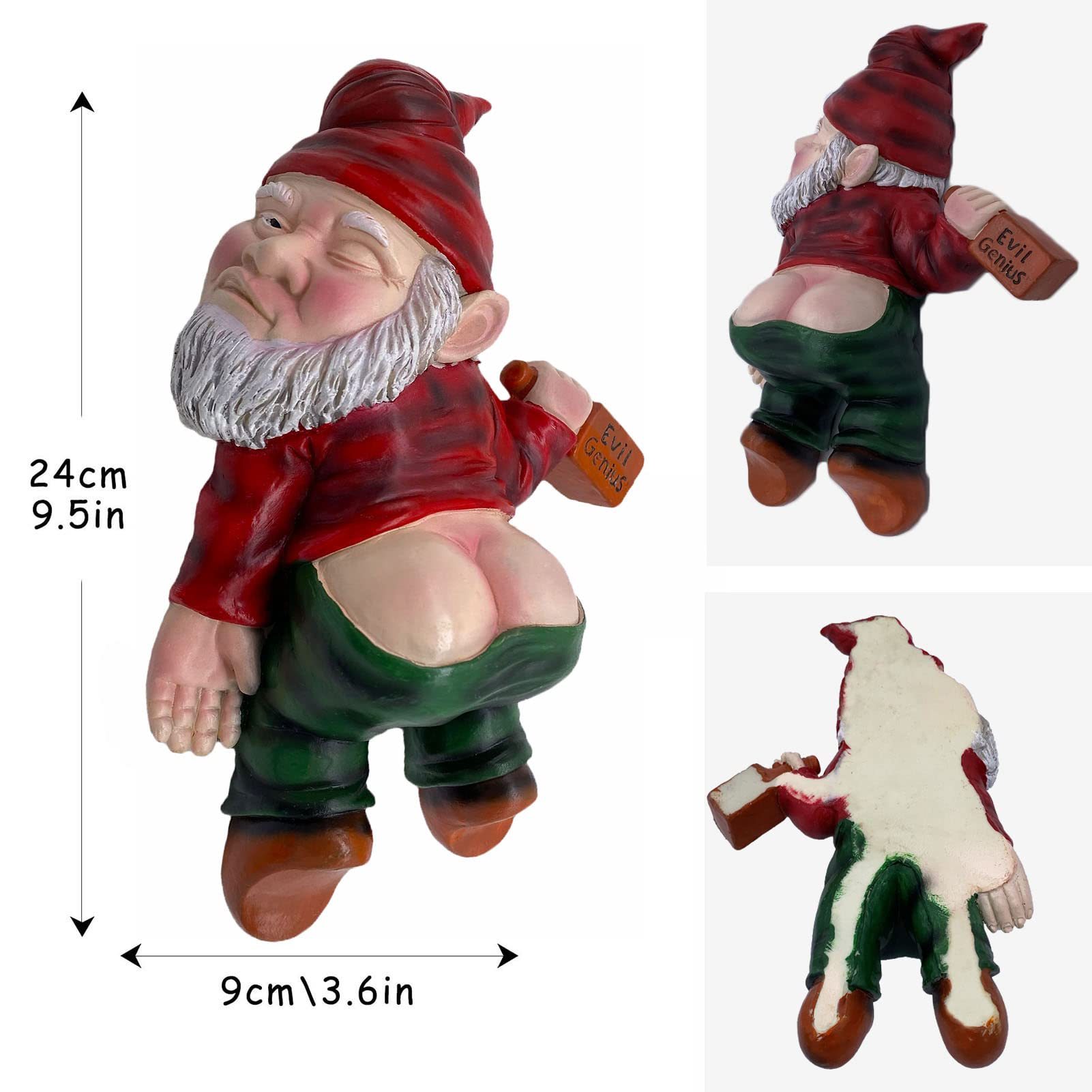 Beer Garden Sign Gnome Statue Lawn Ornament-xinru