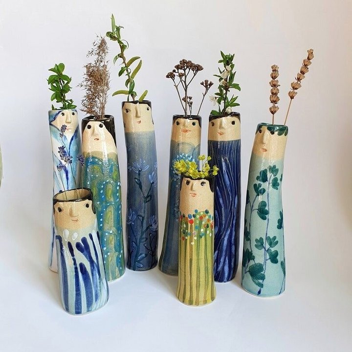 Bohemian Family Vase Spring Family Bud Vases-xinru shop
