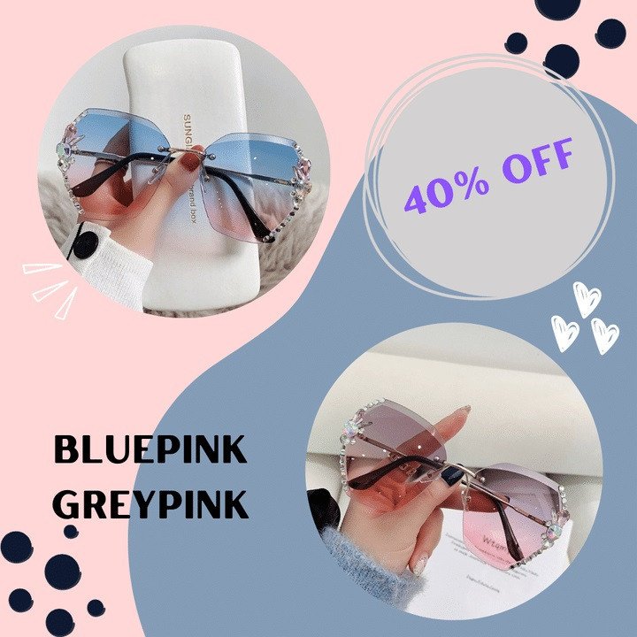 Woman Diamond Sunglasses For Beach Summer-xinru