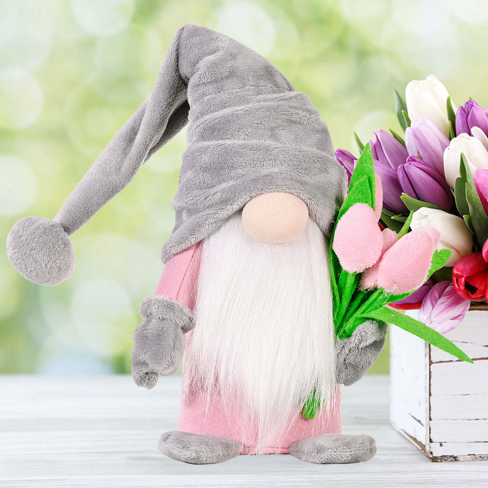 Mother's Day Gift Tulip Gnome Spring Home Decoration-xinru