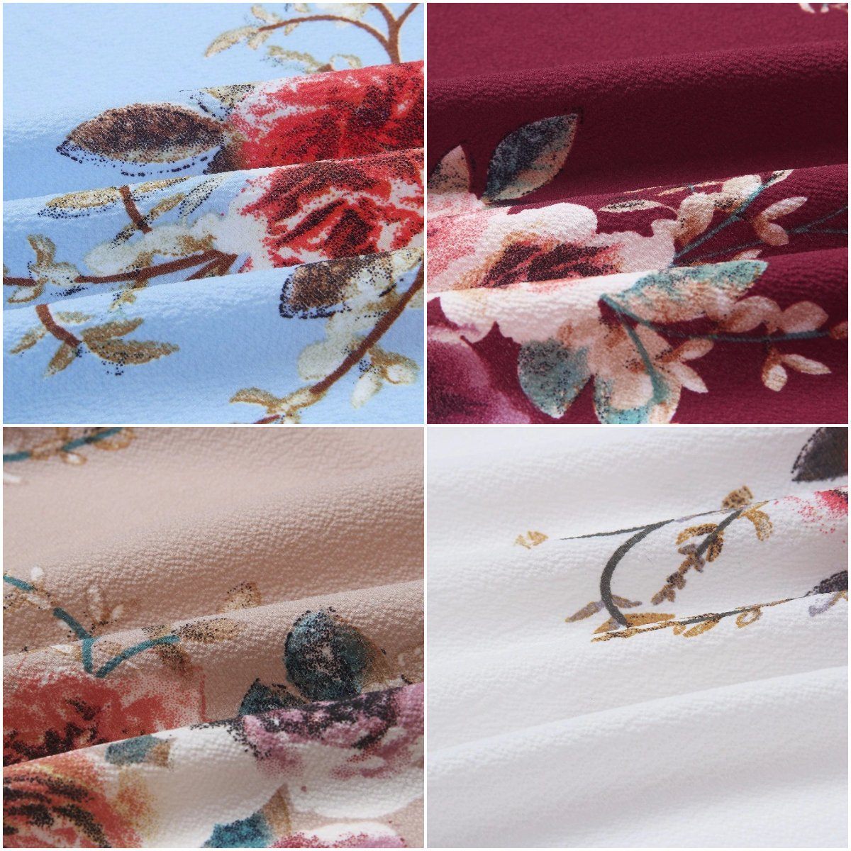 Off Shoulder Beach Floral Summer Dress-xinru