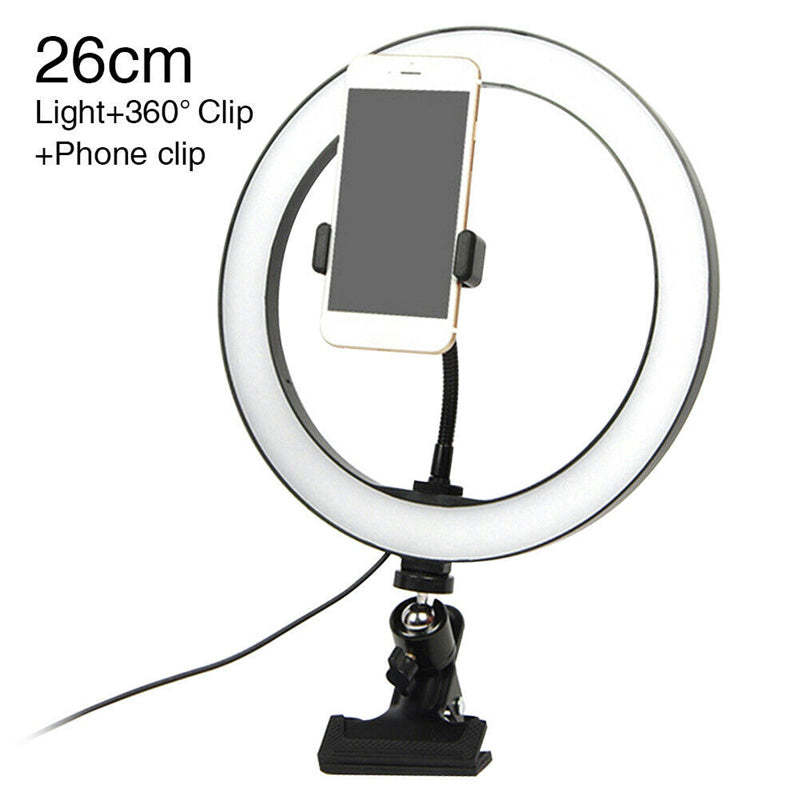 6" Ring Light With Tripod For Computer Laptop Desktop-xinru