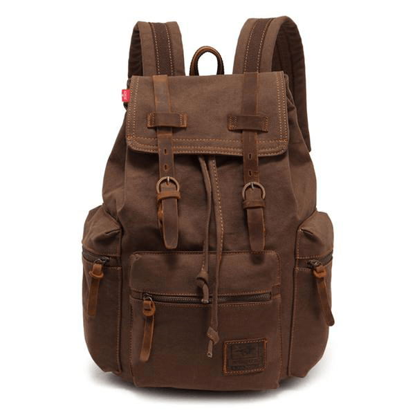Vintage Travel Canvas Rucksack Backpack-xinru