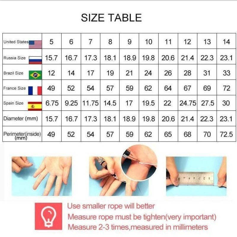 Red  White Couples Weaving Ring Set-xinru