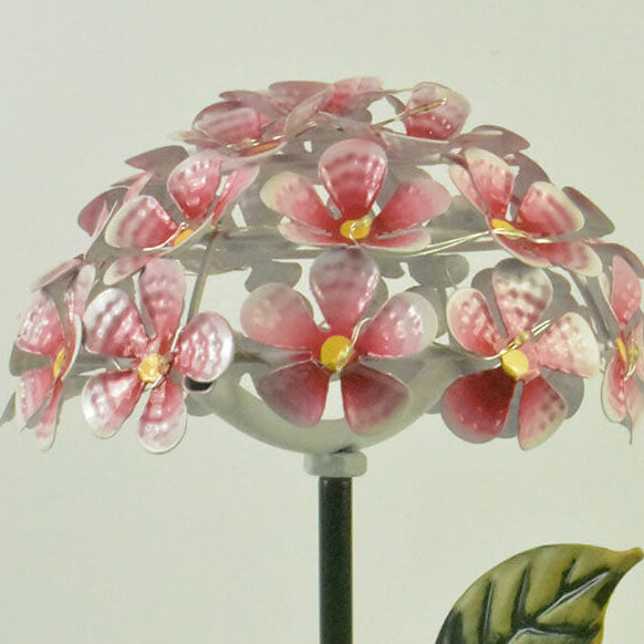 Modern Solar Outdoor Waterproof Simulation Hydrangea LED  Ground Plug Light-xinru