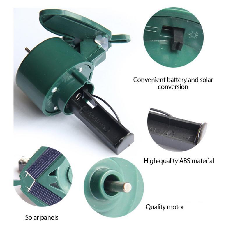 Funny Solar Toys Flying Fluttering Hummingbird Powered Birds Butterflies-xinru