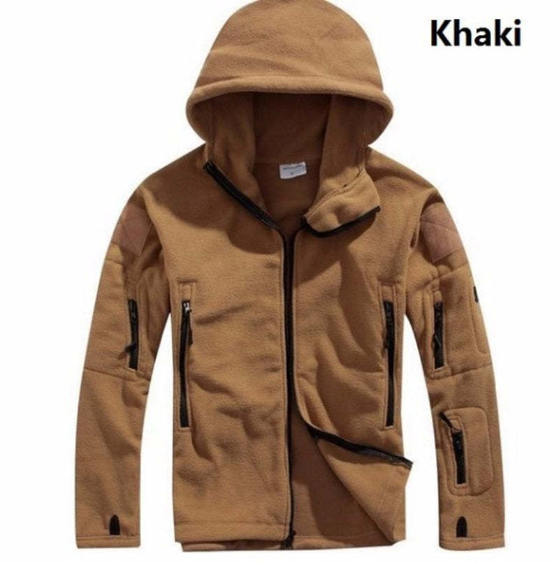 Men Jacket Sports Hooded Coat Hiking Outdoor Fishing-xinru