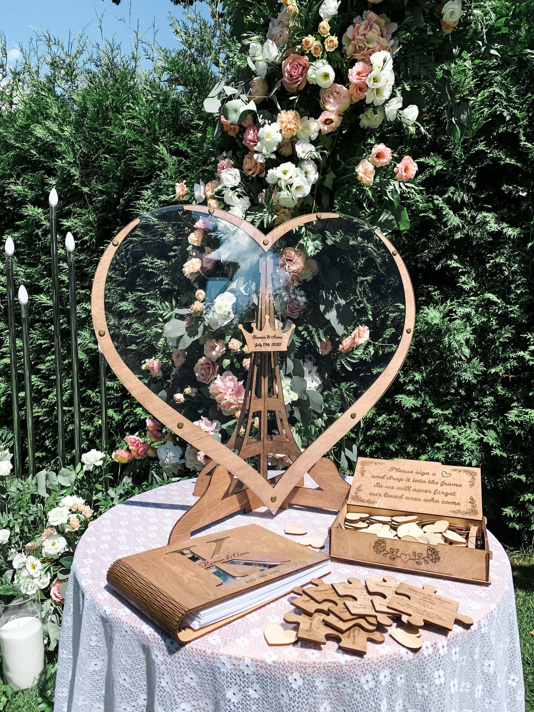 Wedding Alternative Guest Book Set Guest Book Sign Wedding Decor-xinru