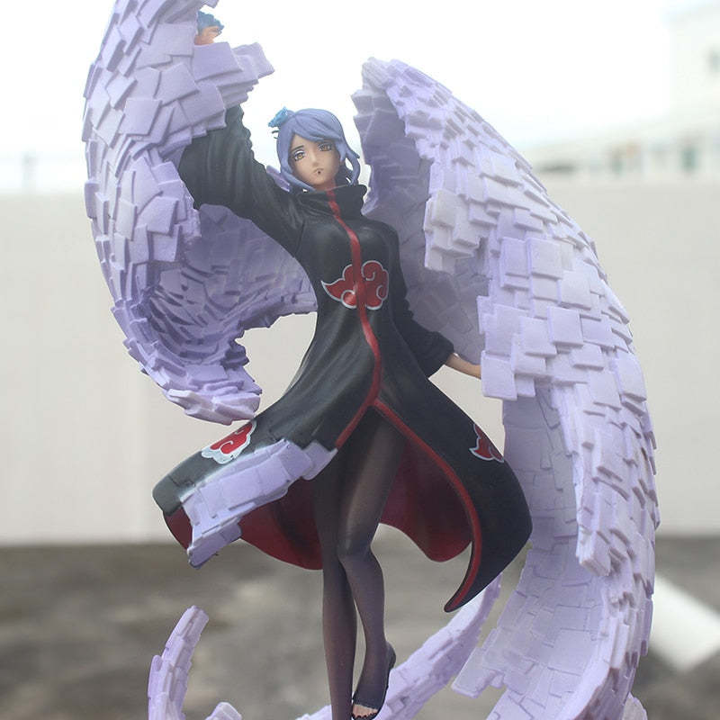 Anime Naruto Shippuden Akatsuki Konan Collectible PVC Model Figure Toy-xinru