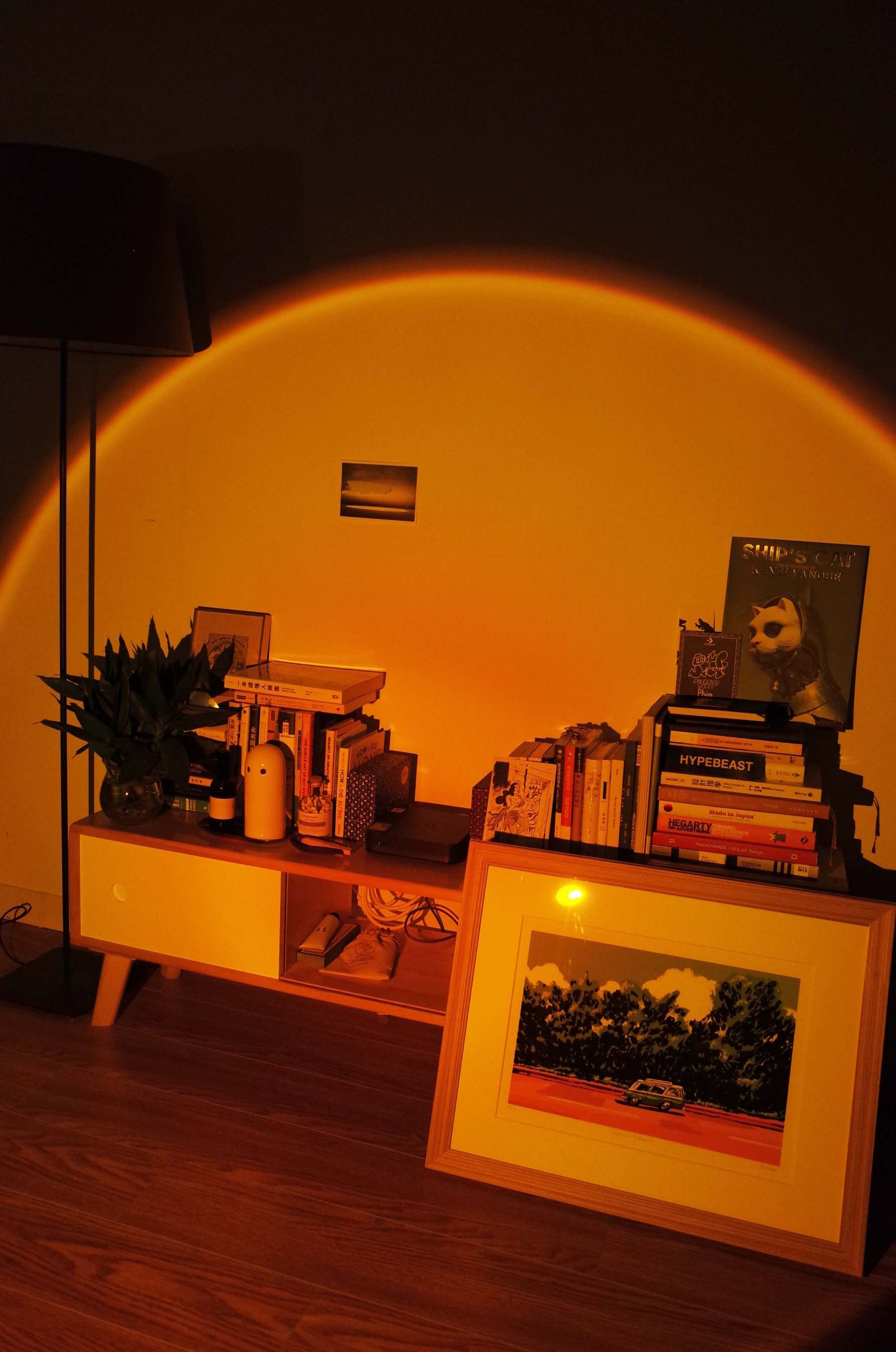 LED Rotatable Sunset Projector Light Romantic Ambiance Light Projector-xinru