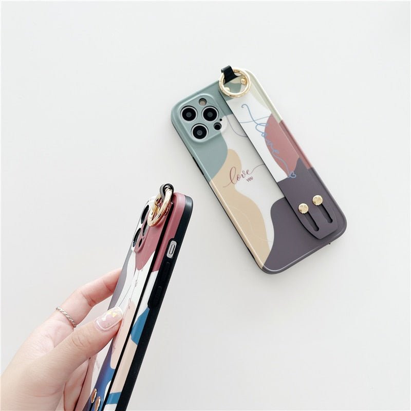 Artistic Wrist Strap Case-xinru