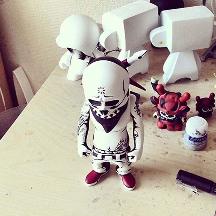 Hip Hop Gnome Doll Memorial Resin Ornament-xinru