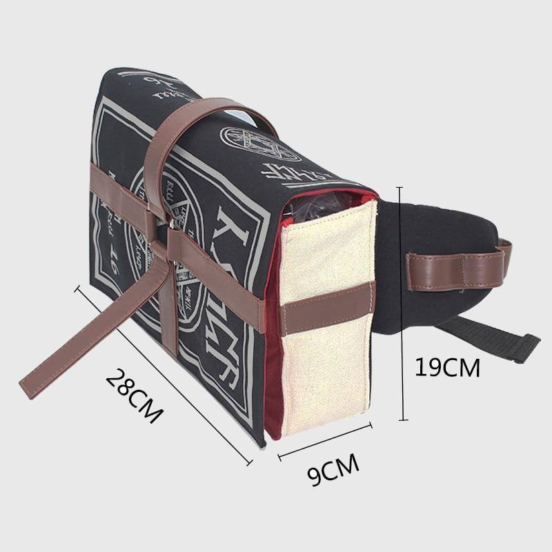 Gothic Magical Spell Book Messenger Crossbody Bag-xinru