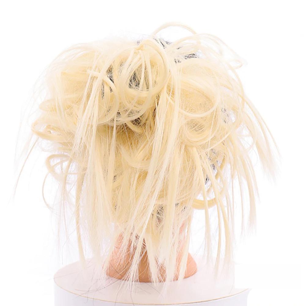 Natural Look Synthetic Messy Hair Bun Scrunchie Extension-xinru
