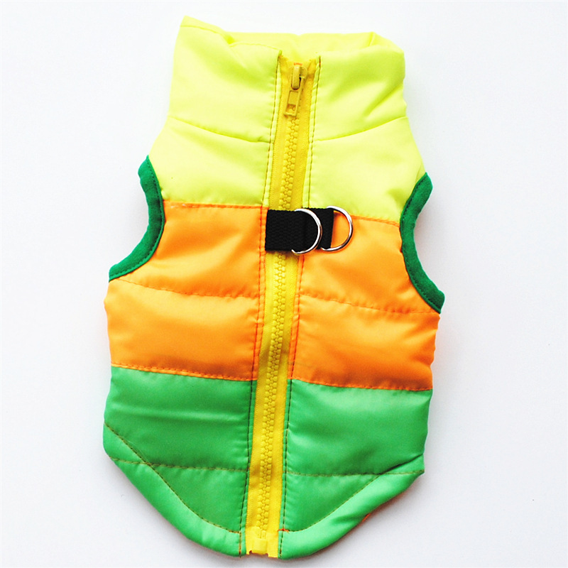 Coloful Warm Jacket for Small Dog | Winter Windproof Dog Jacket-xinru