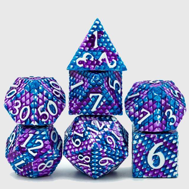 Dragon Scales Metal Dice Set  DND Tabletop Gaming-xinru