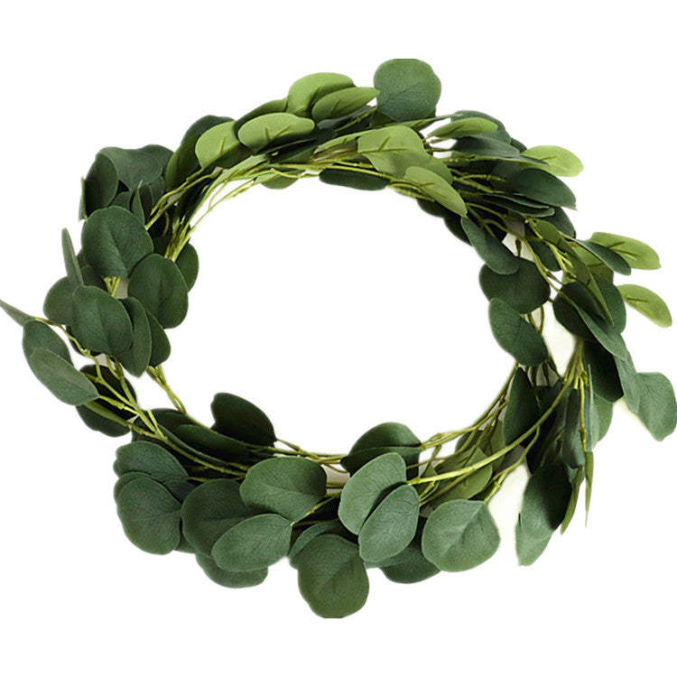 Party Wedding Decoratinon Ivy Leaves Artificial Eucalyptus Garland-xinru