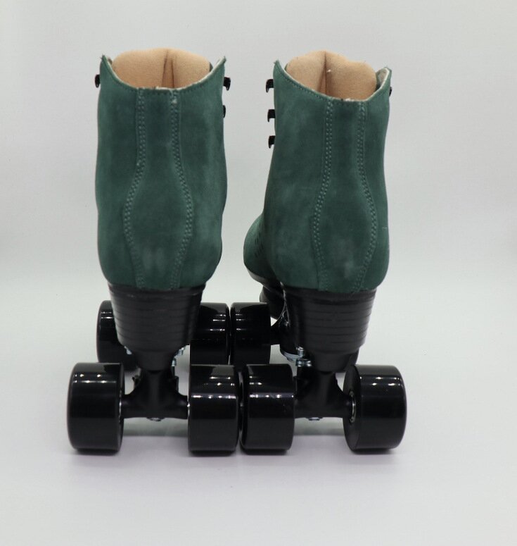 Suede Leather Roller Skates For Men And Women Outdoor-xinru shop