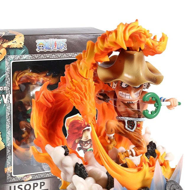 Anime One Piece Usopp PVC Figure Collectible Model Toy-xinru