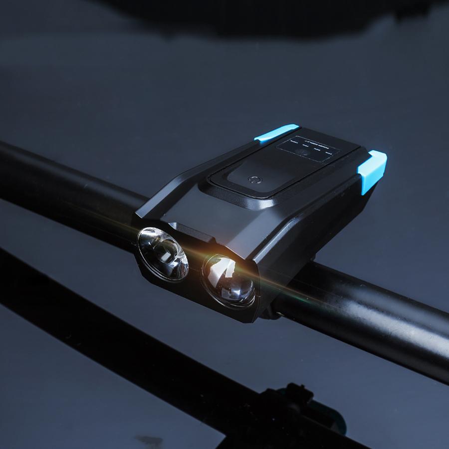 4000mAh USB Rechargeable Smart Bicycle Head Lights-xinru