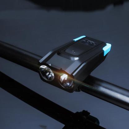 4000mAh USB Rechargeable Smart Bicycle Head Lights-xinru