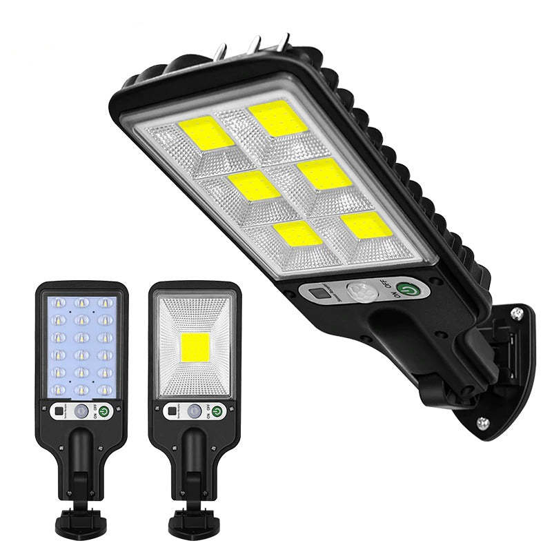 Outdoor Solar Street Lights With 3 Light Mode Waterproof Motion Sensor-xinru