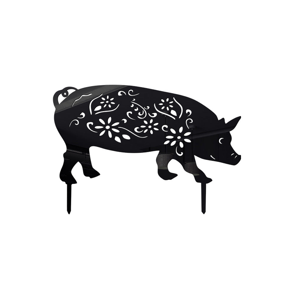 Pig Shape Outdoor Garden Lawn Stake-xinru