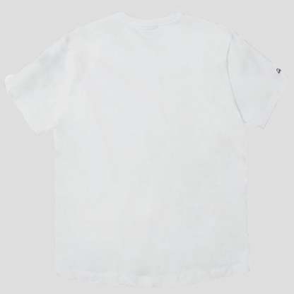 White Casual Vintage Embroidered T-Shirt-xinru shop
